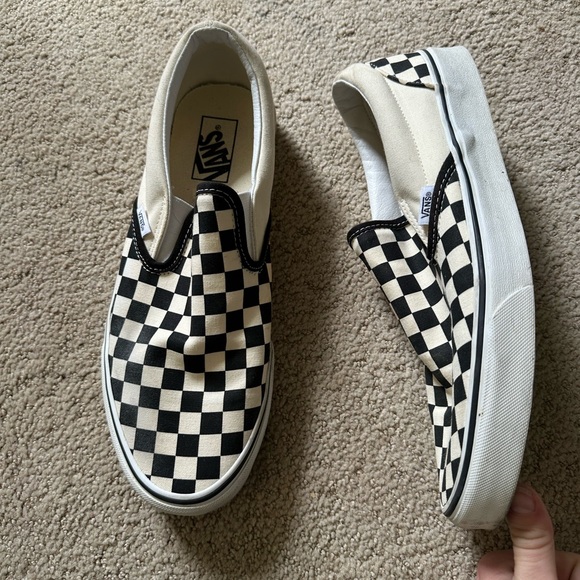 Vans Classic Slip-On sneakers checkerboard black cream - Picture 2 of 5